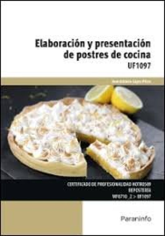 Elaboración Y Presentación De Postres Cocina Libro