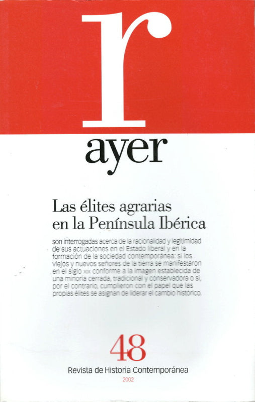 Élites Agrarias En La Península Ibérica Las Libro