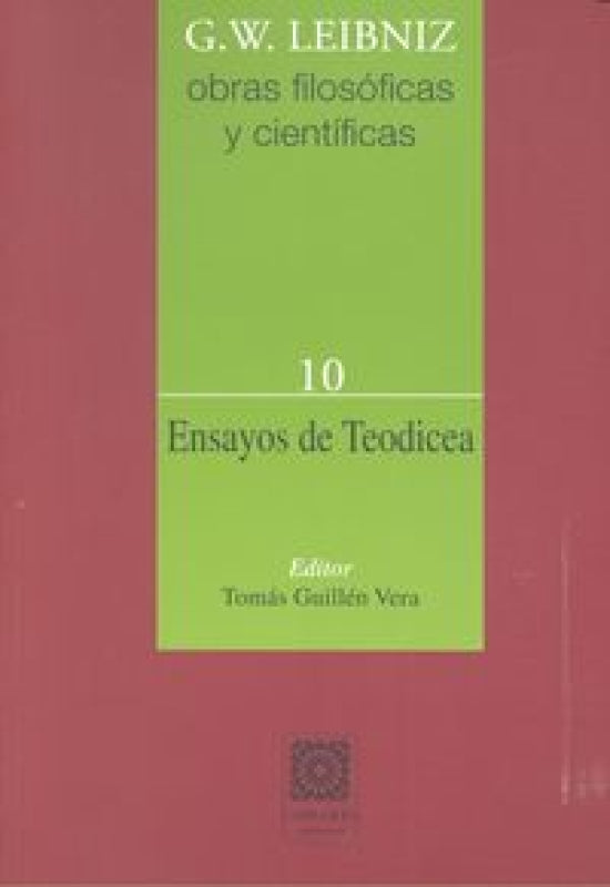 Ensayos De Teodicea Libro