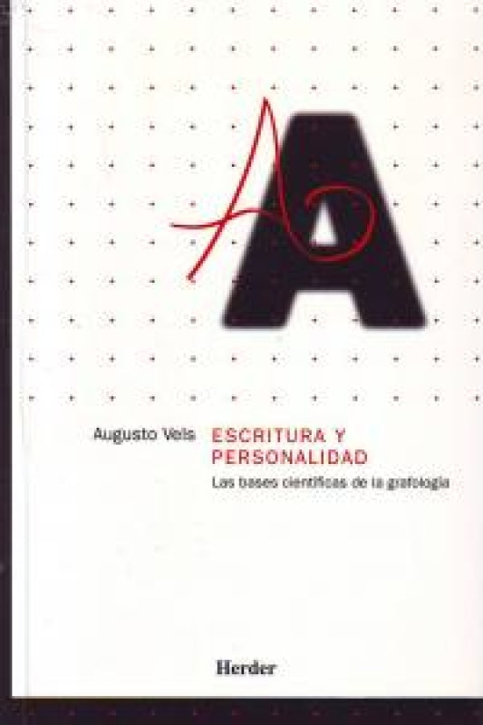 Escritura Y Personalidad Libro