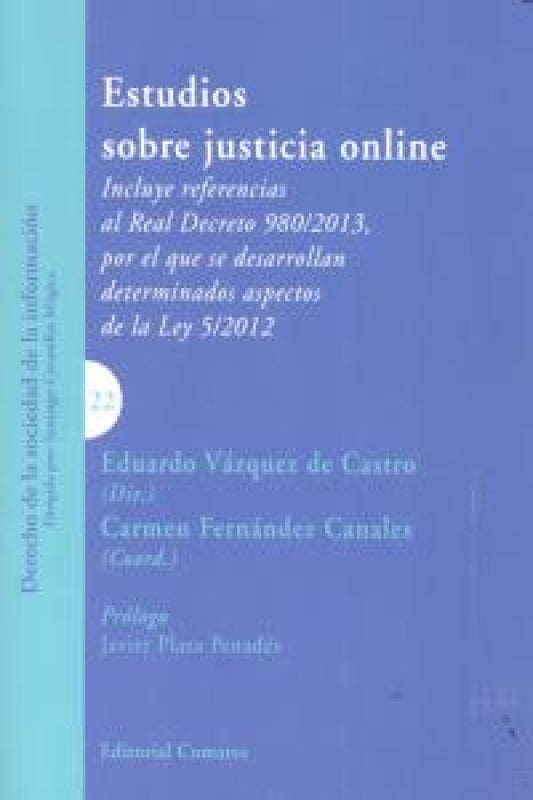 Estudios Sobre Justicia Online Libro