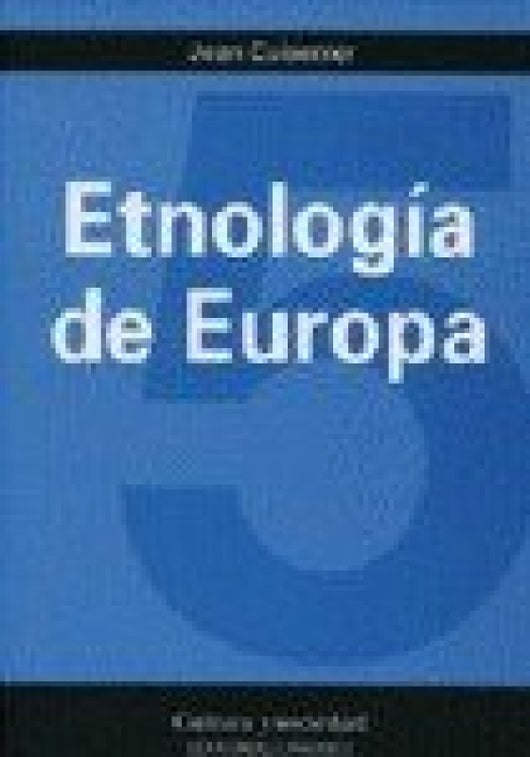 Etnologia De Europa Libro