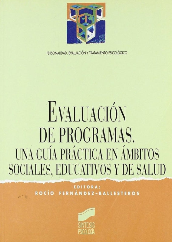 Evaluación De Programas Libro