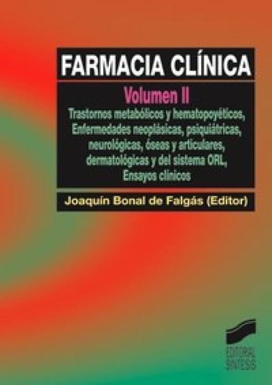 Farmacia Clínica Libro