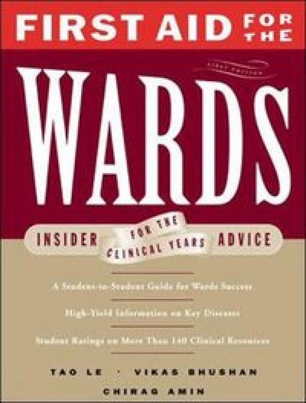 First Aid Wards Insider Advice Clinica Libro