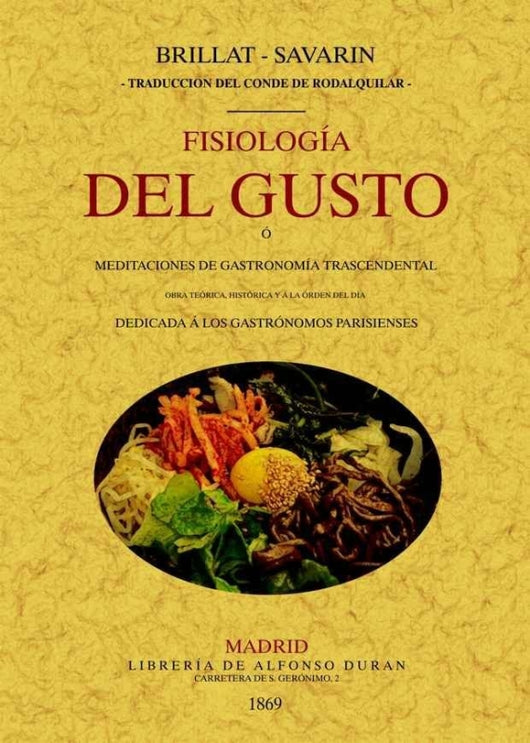 Fisiología Del Gusto Libro