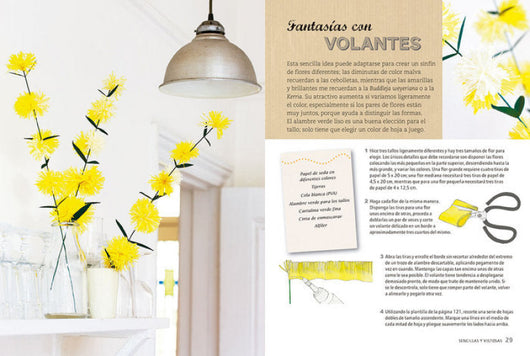 Flores De Papel Libro