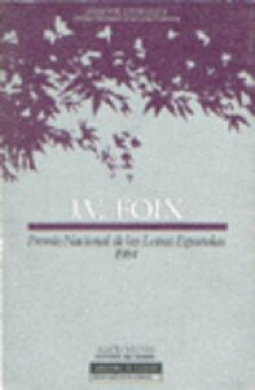 Foix Premio Nacional Letras Españolas 1984 Libro