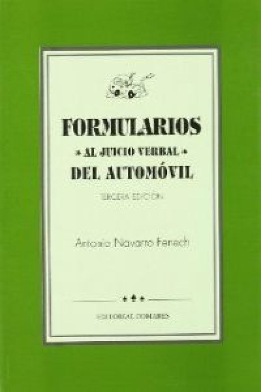 Formularios Al Juicio Verbal Del A Libro