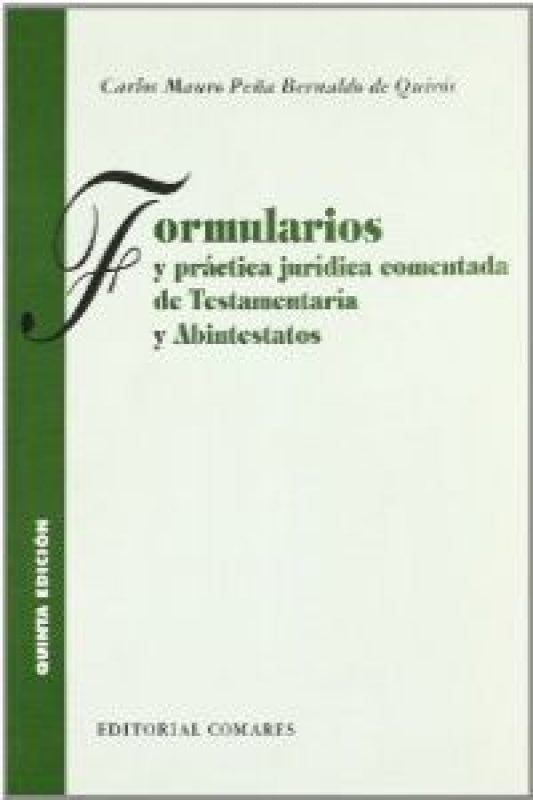 Formularios Y P.j.c. Sobre Testame Libro