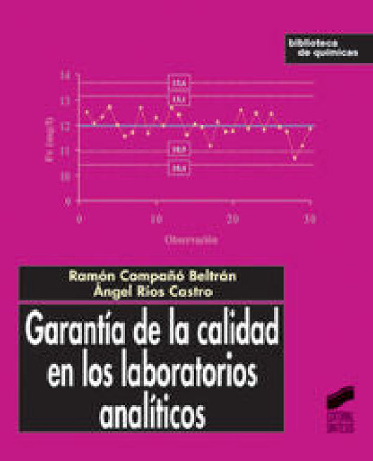 Garantía De La Calidad En Los Laboratorios Analíticos Libro