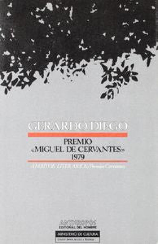 Gerardo Diego Premio Miguel Cervantes 1979 Libro