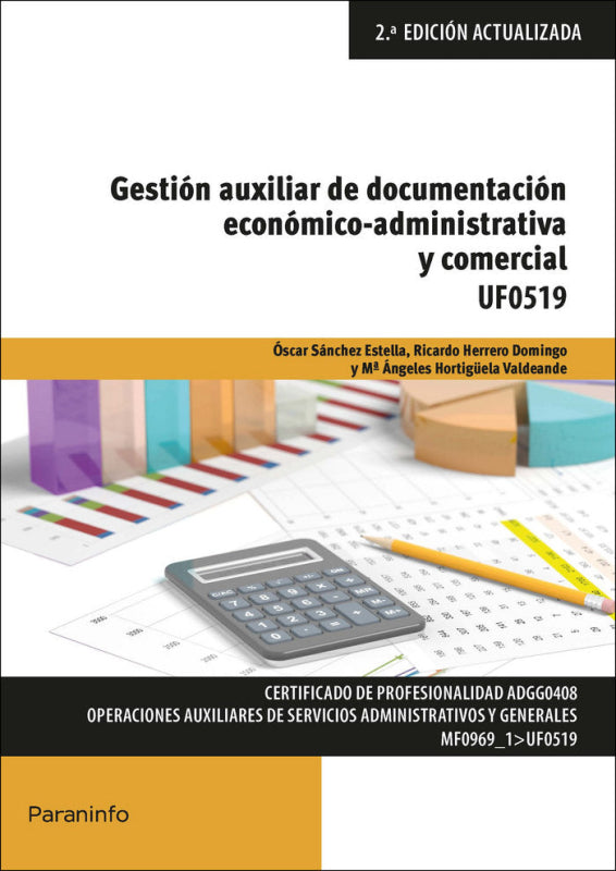 Gestión Auxiliar De Documentación Económico-Administrativa Y Comercial Libro