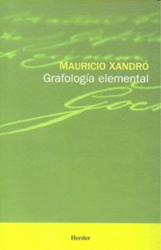 Grafología Elemental Libro