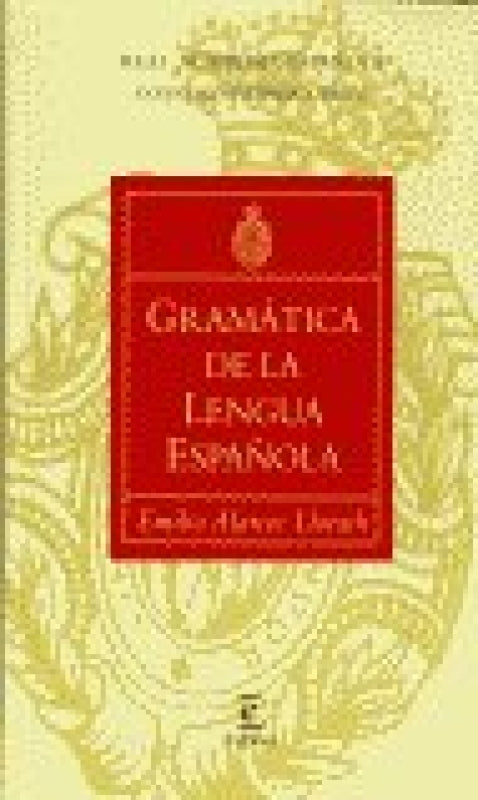 Gramática De La Lengua Española Libro