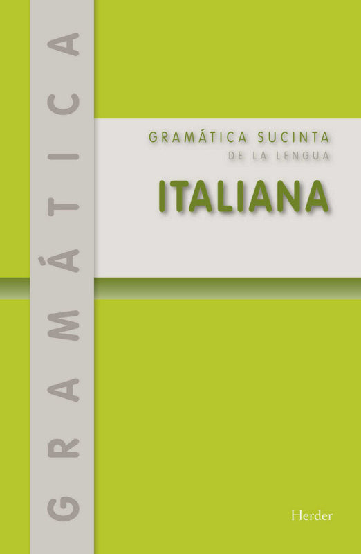 Grámatica Sucita De La Lengua Italiana Libro