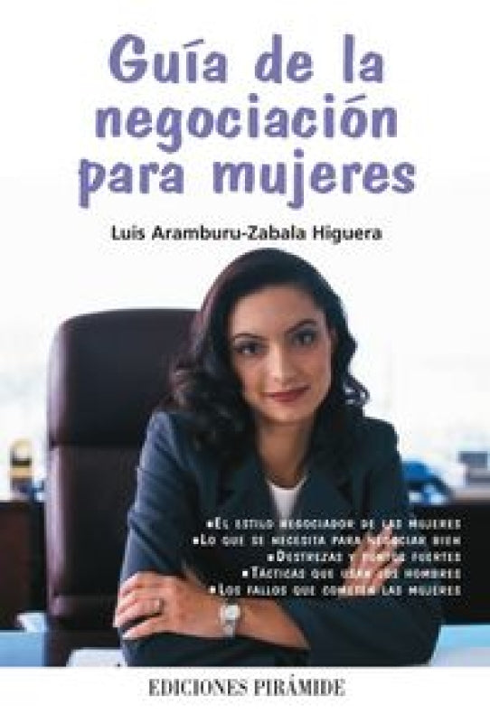 Guía De La Negociación Para Mujeres Libro