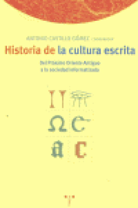 Historia De La Cultura Escrita Libro