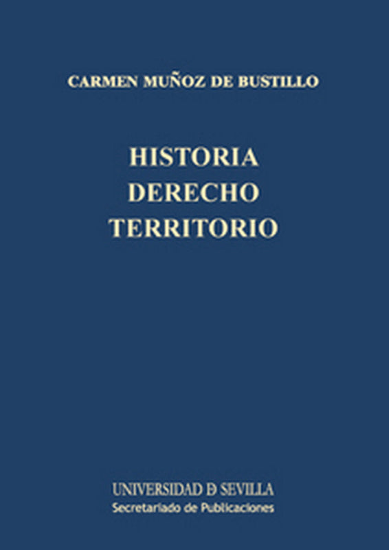 Historia. Derecho. Territorio Libro