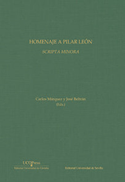 Homenaje A Pilar León Libro