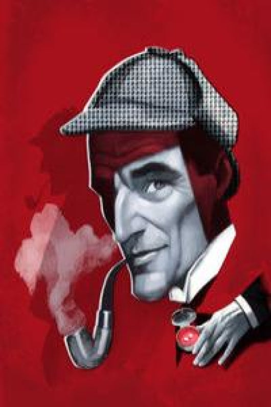 Ilustracion Sherlock Holmes Libro