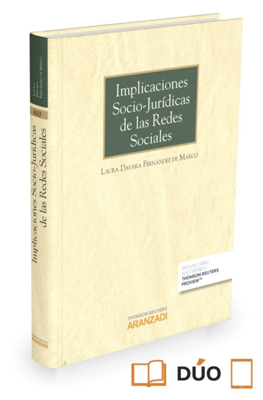 Implicaciones Socio-Jurídicas De Las Redes Sociales (Papel + E-Book) Libro