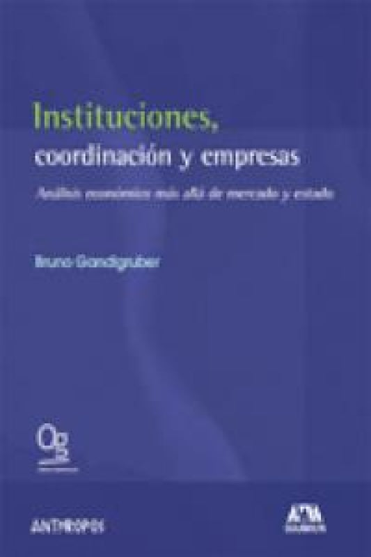 Instituciones Coordinación Y Empresas Libro