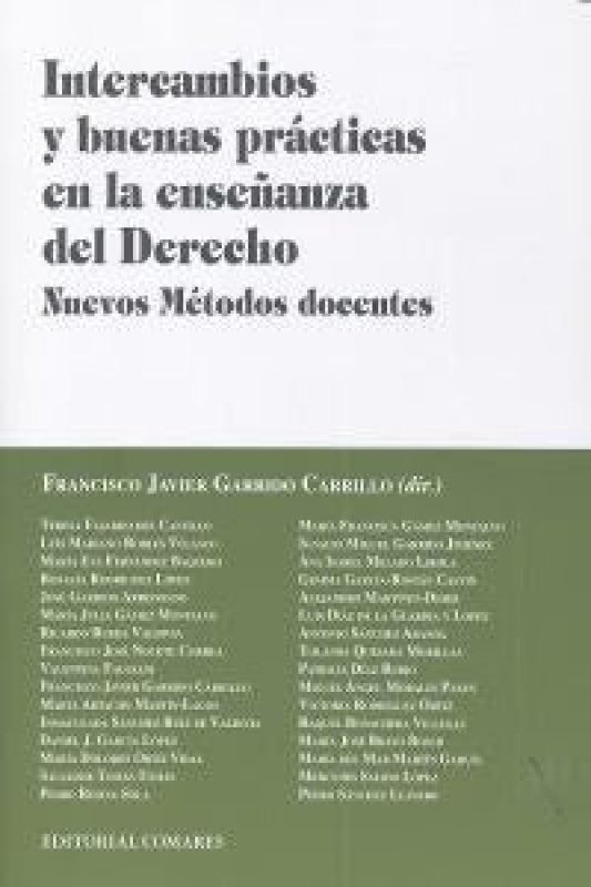 Intercambios Y Buenas Practicas En La Enseñanza Del Derecho. Libro