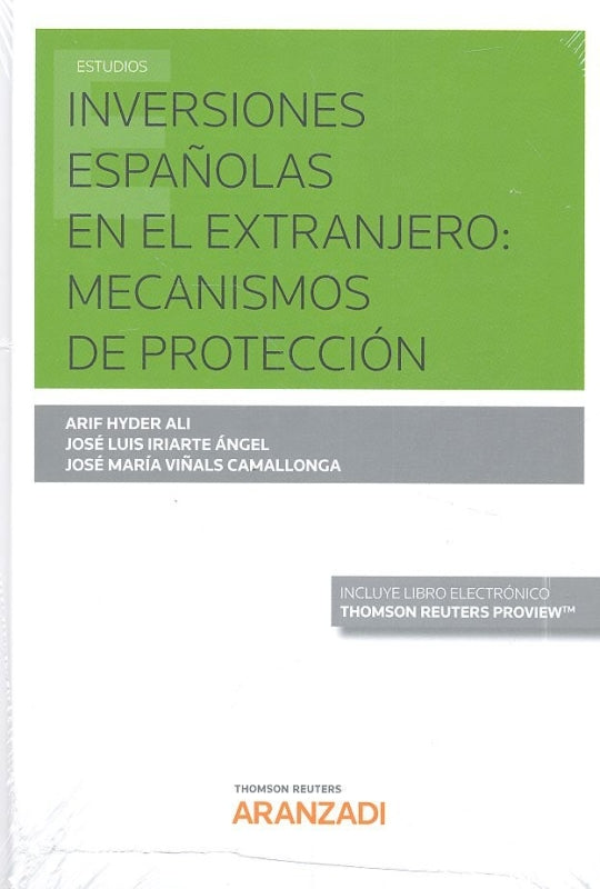 Inversiones Españolas En El Extranjero: Mecanismos De Protección (Papel + E-Book) Libro