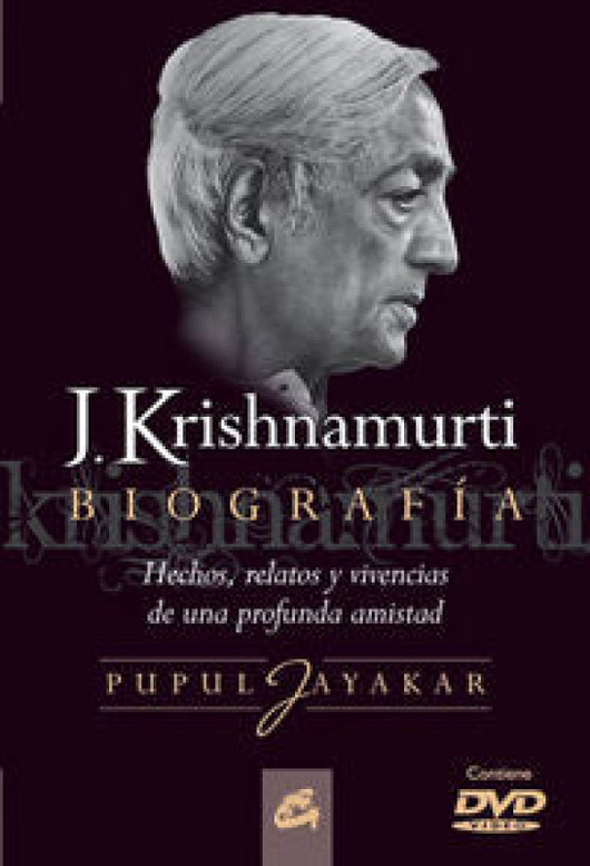 J. Krishnamurti. Biografía Libro