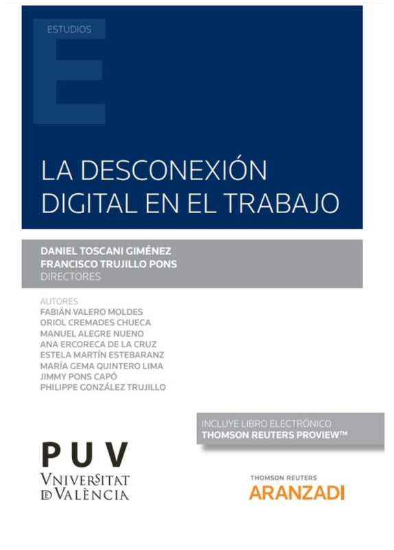 La Desconexión Digital En El Trabajo (Papel + E-Book) Libro