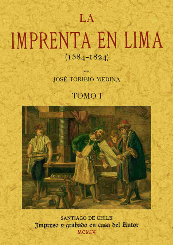 La Imprenta En Lima (4 Tomos) Libro