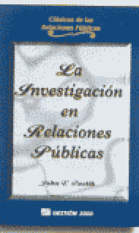 La Investigación En Relaciones Públicas Libro