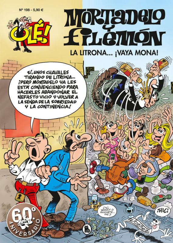 La Litrona... ¡vaya Mona! (Olé! Mortadelo 198) Libro