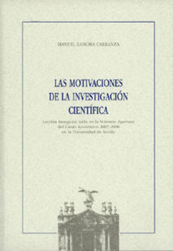 Las Motivaciones De La Investigación Científica Libro