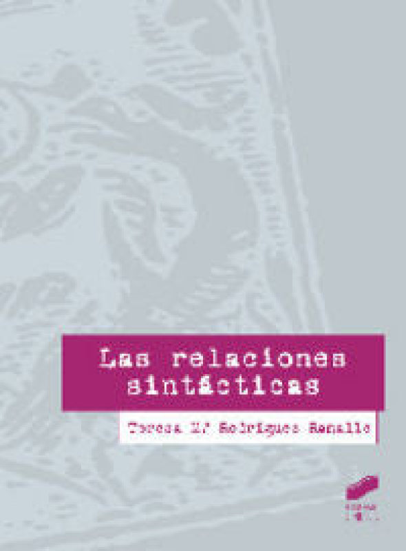 Las Relaciones Sintácticas Libro