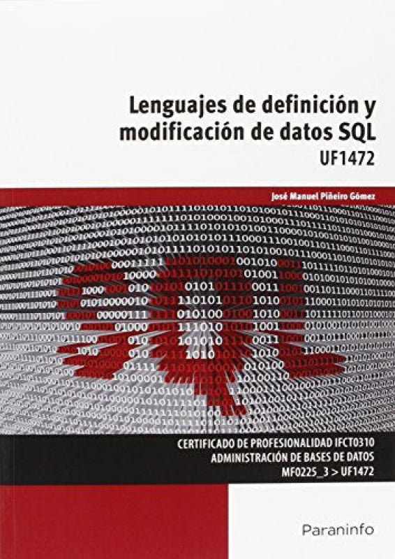 Lenguajes De Definición Y Modificación Datos Sql Libro