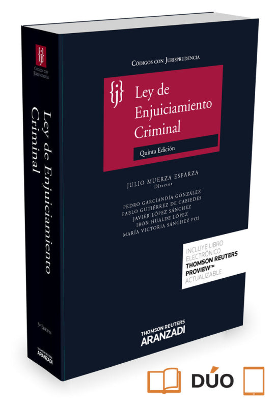 Ley De Enjuiciamiento Criminal (Papel + E-Book) Libro