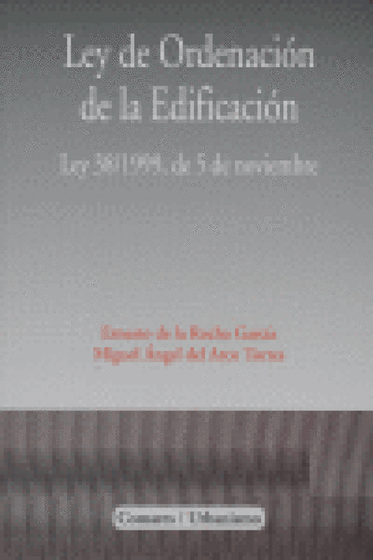 Ley De Ordenacion La Edificacion Libro