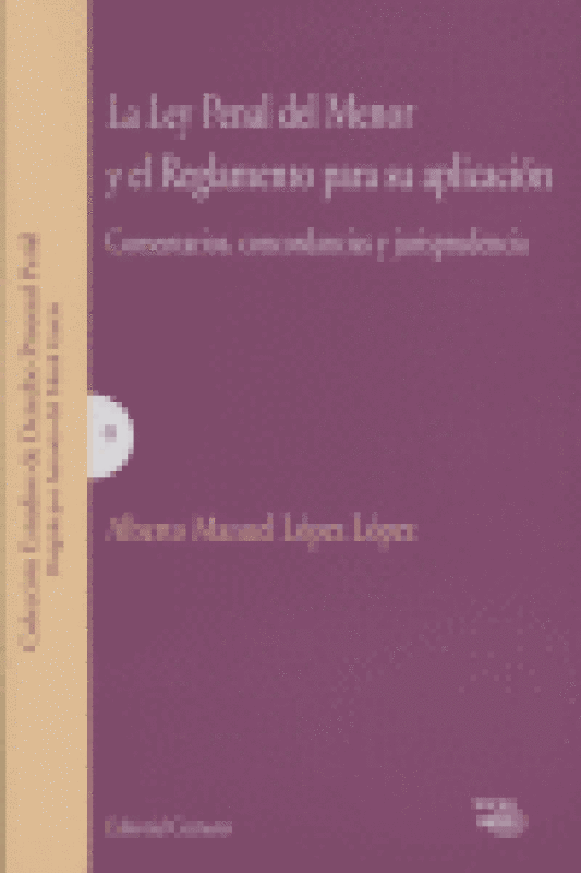 Ley Penal Del Menor Y Reglamento Para Su Aplicacion La Libro