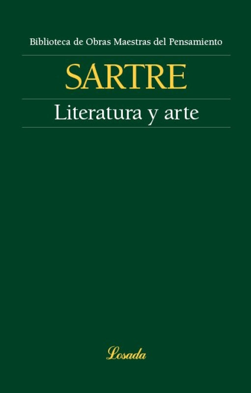 Literatura Y Arte -Sartre- Libro