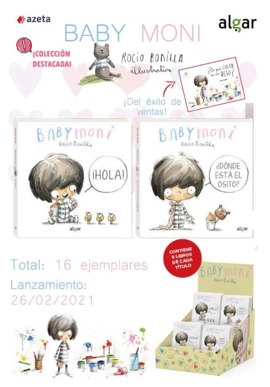 Lote Algar Baby Moni Libro