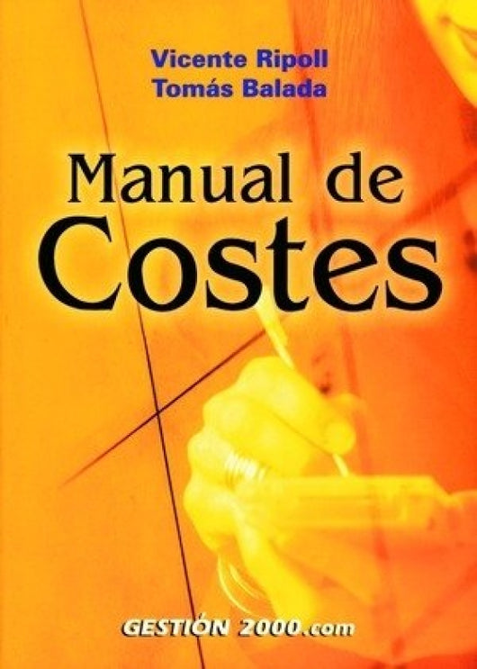 Manual De Costes Libro