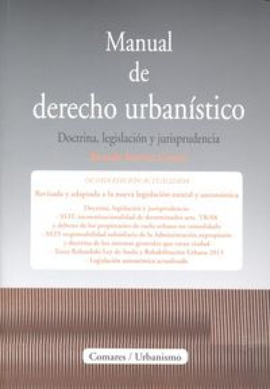 Manual De Derecho Urbanístico Libro