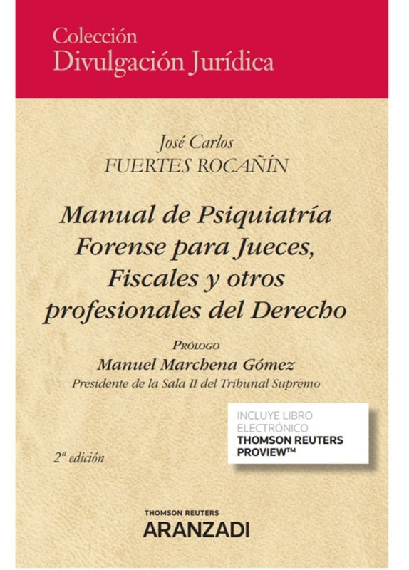 Manual De Psiquiatria Forense Para Jueces Fiscales Y Otros Libro