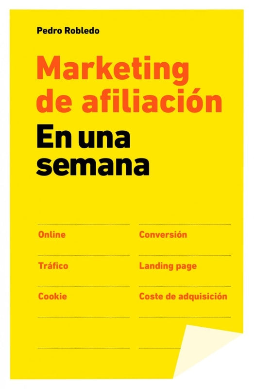 Marketing De Afiliación En Una Semana Libro