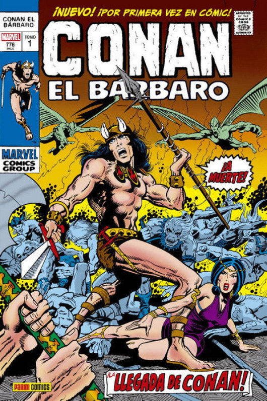 Marvel Gold Omnibus Conan El Barbaro. La Llegada De Libro