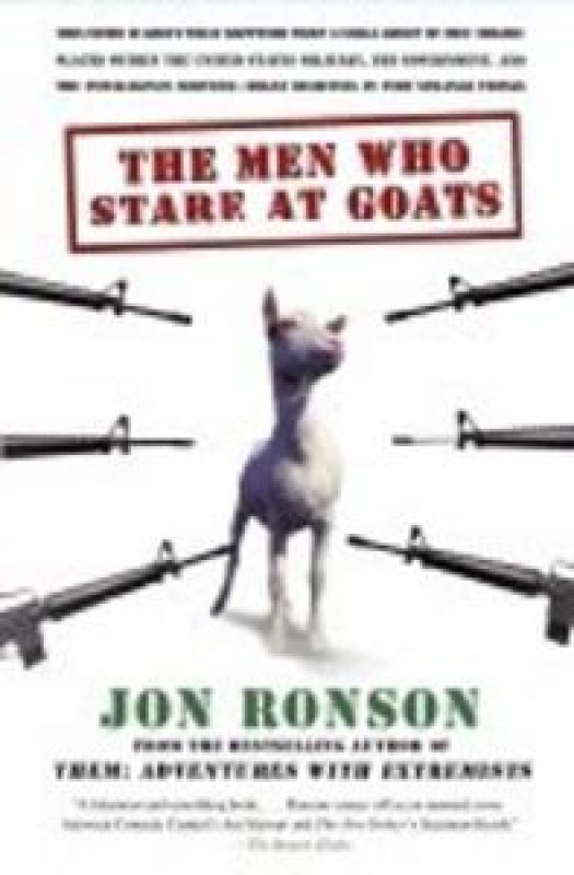 Men Who Stare Goats Libro