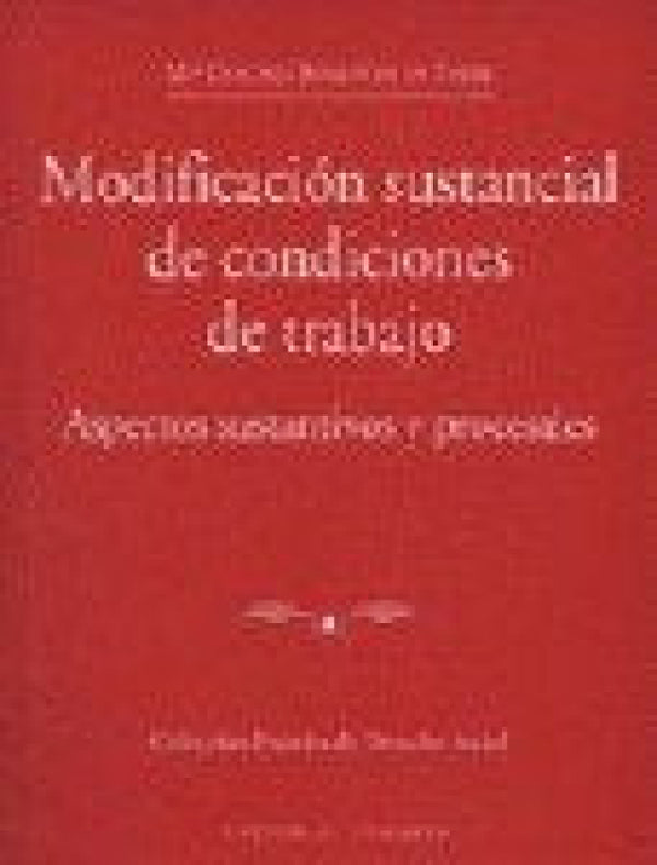 Modificacion Sustancial De Condici Libro