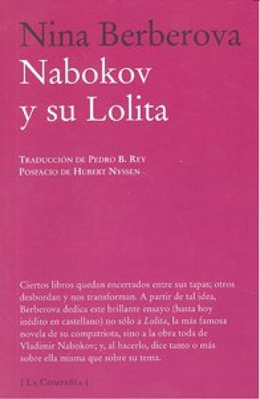 Nabokov Y Su Lolita Libro